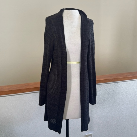 Cotton On Black Knit open cardigan Sweater size medium - Picture 6 of 7